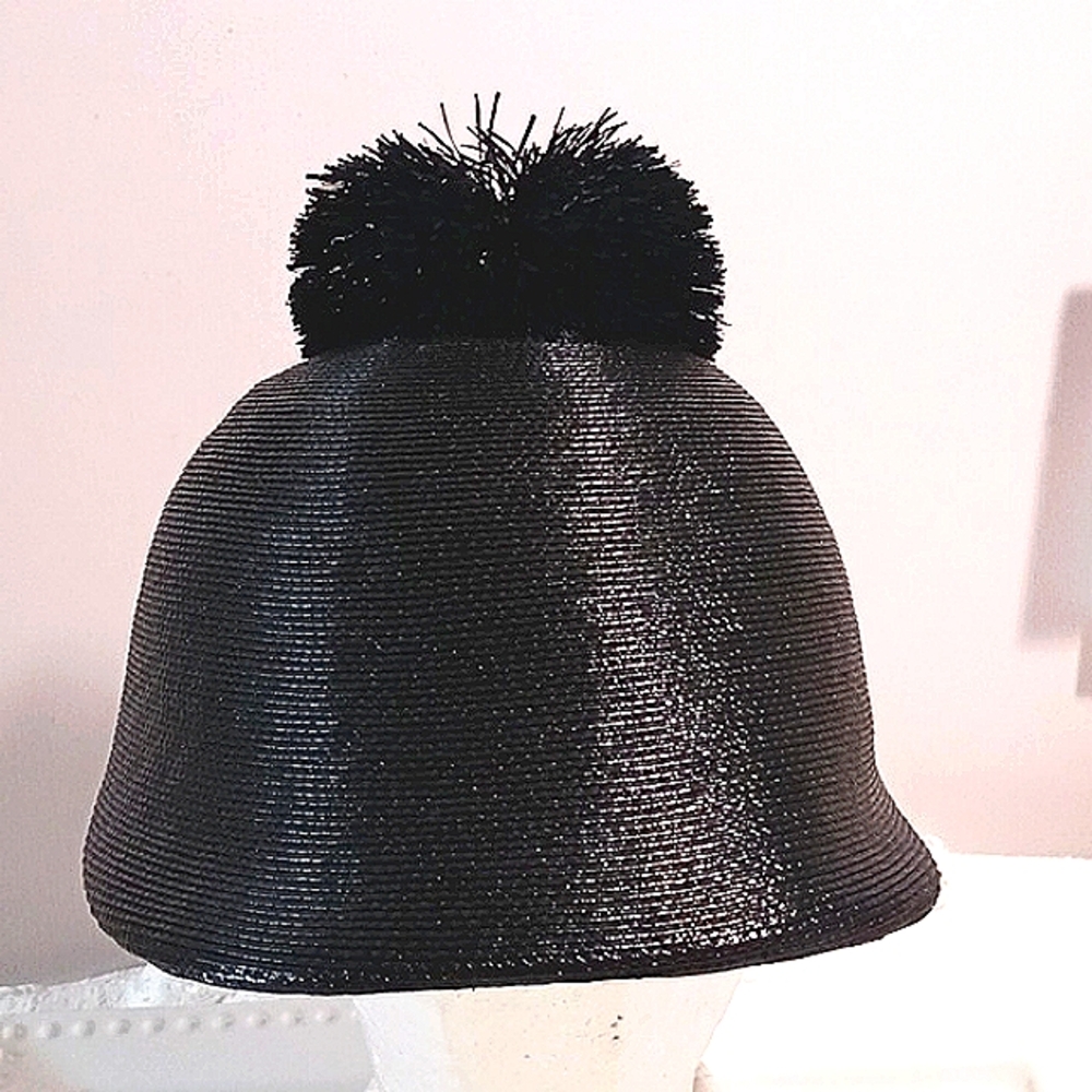 Gorgeous ADOLFO II ⚜️ Vintage Straw High Fashion Hat 👒One Of A Kind! 💝